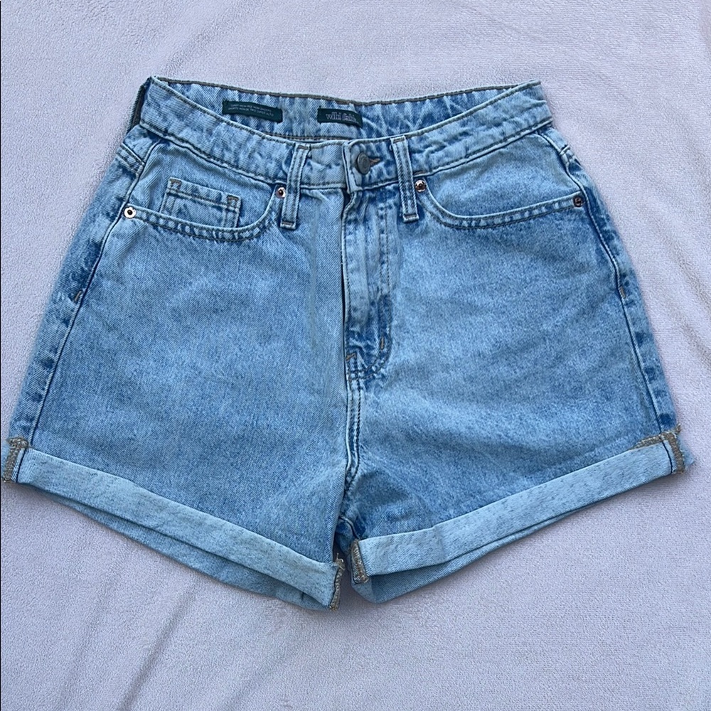 Wild Fable super high rise mom denim shorts women’s size 27